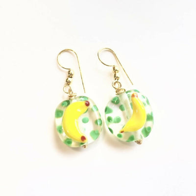 Banana 18ct Gold Plated Earrings