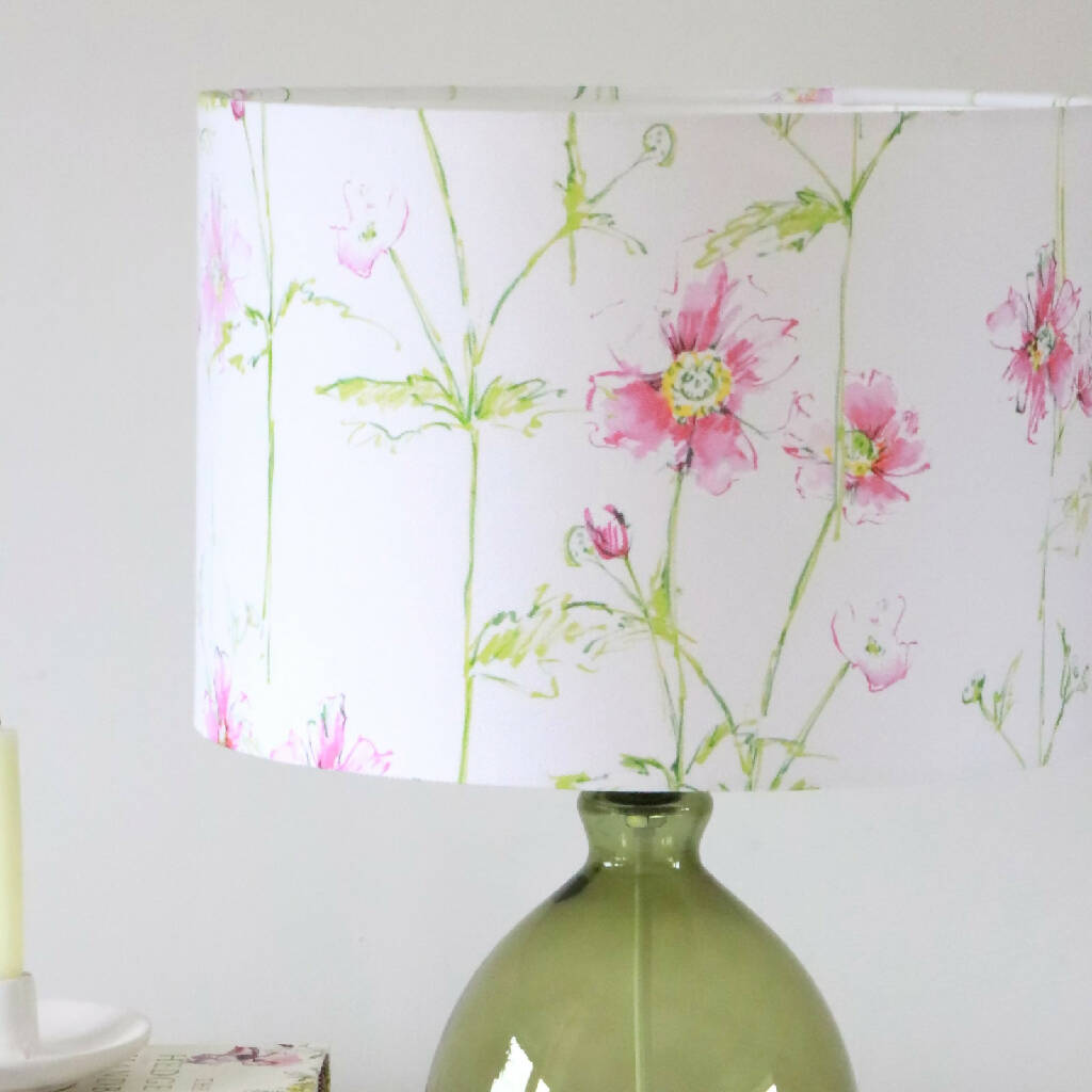 pink-flower-designer-lampshade