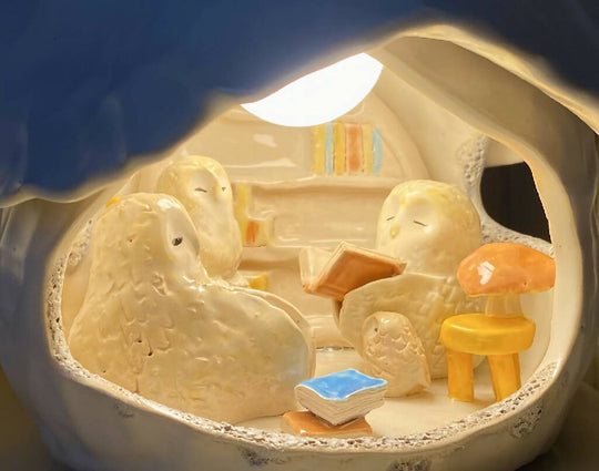 British Woodland Wildlife Table Lamp - #011