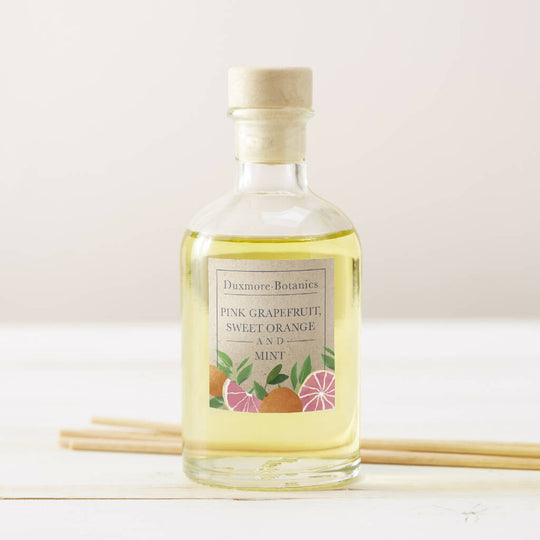 Botanical Reed Diffuser 100ml - Pink, Grapefruit, Sweet Orange & Mint