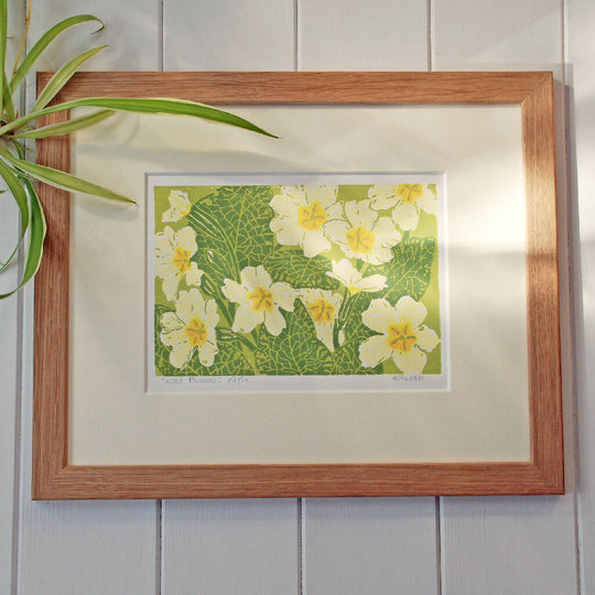 Wild Primroses - Limited Edition - Original Linocut Print