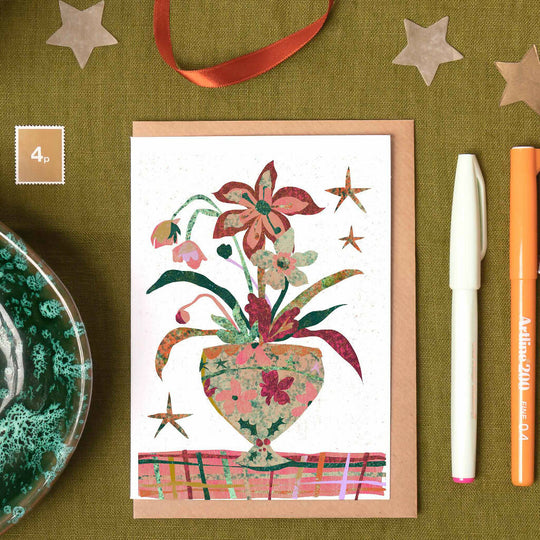 Amaryllis Christmas Card