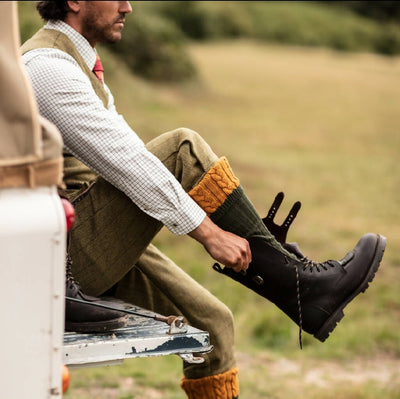 Osprey - Men's Country Boot in Greased Brown Leather