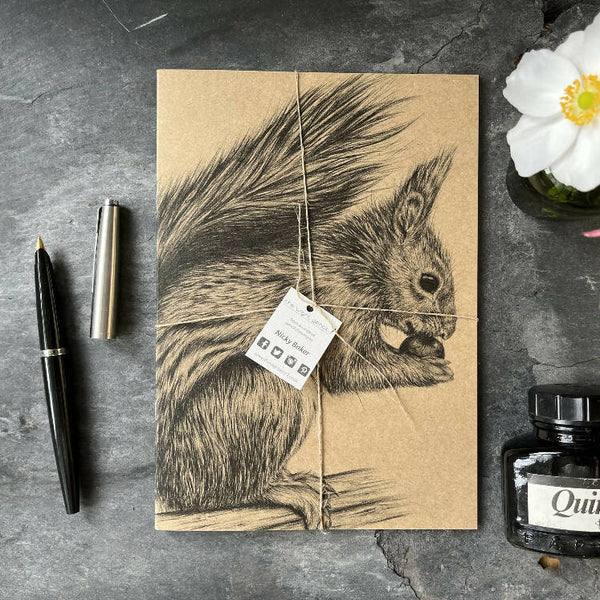 Kraft Notebook - Red Squirrel