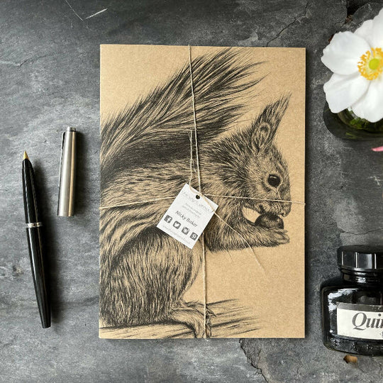 Kraft Notebook - Red Squirrel