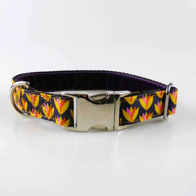 Lily Cup Buckle Collar in Yellow
