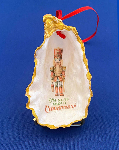 Vintage Nutcracker - Oyster ornament