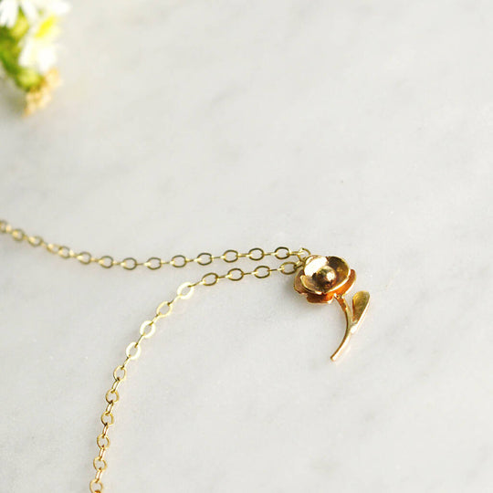 Rosa - Ethical Gold Pendant Necklace in 9ct and 18ct