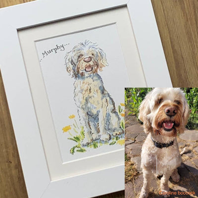 Personalised Dog Portrait - Original Watercolour