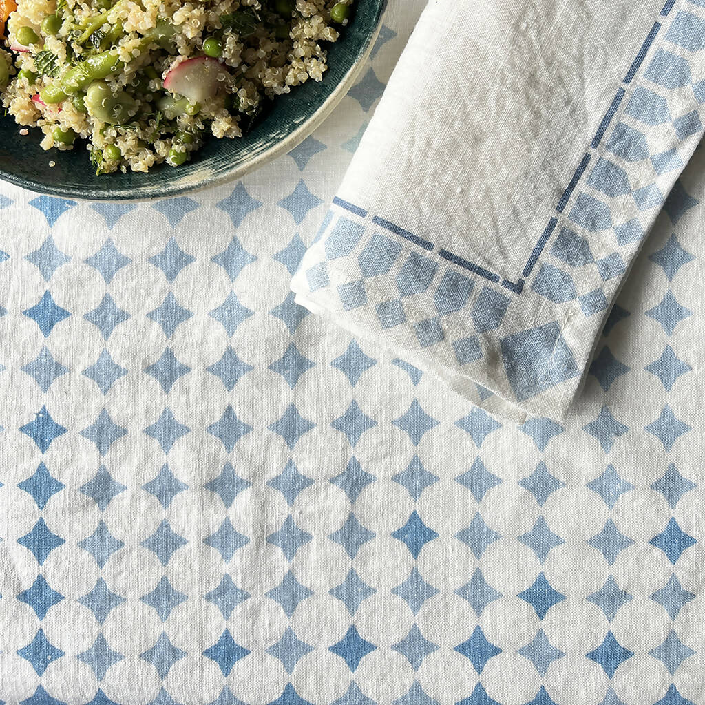 Casa Azul Linen Tablecloth