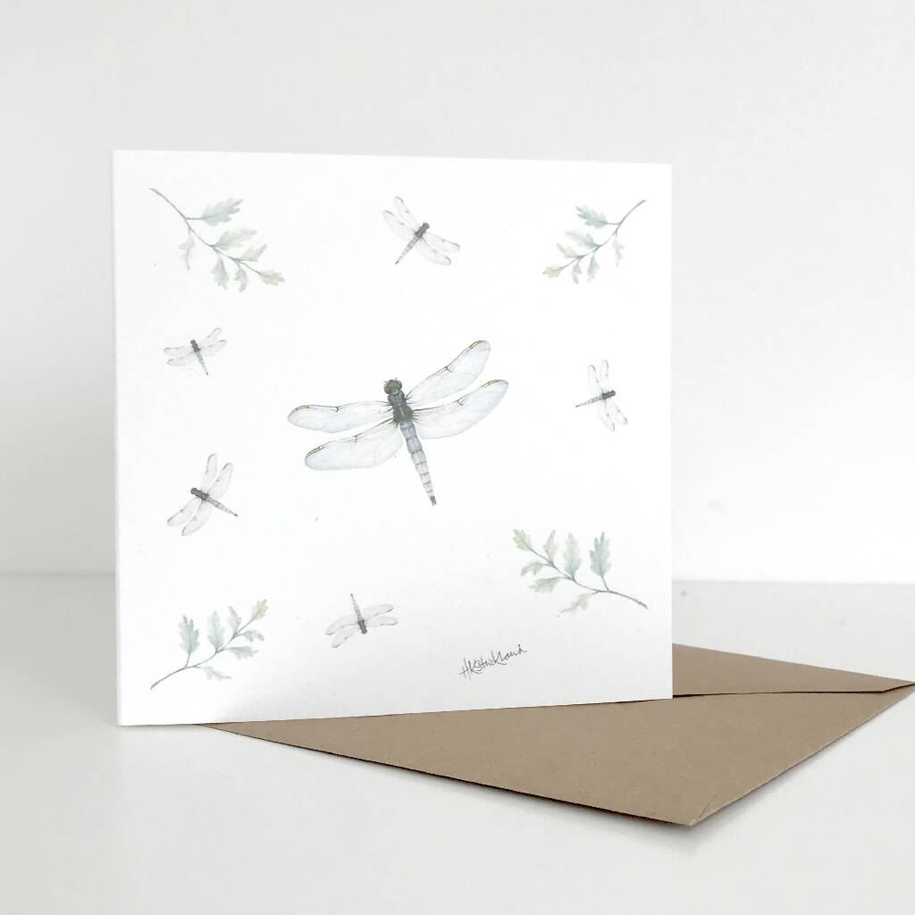 Dragonflies Greetings Card