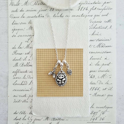 Hedgehog Charm Necklace