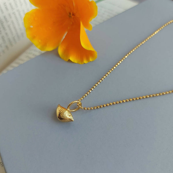 Handmade "Tiny Little" Silver or Gold Plated Bird Pendant/Necklace