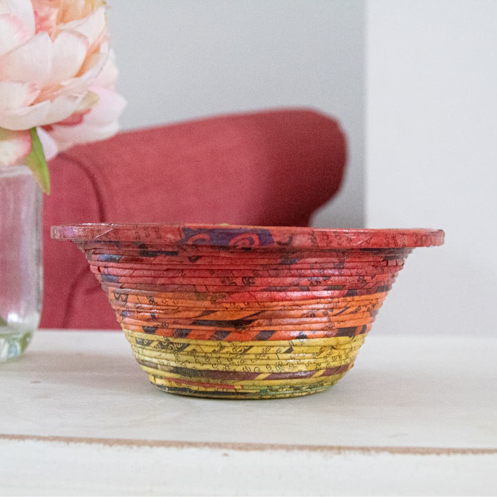 Recycled Paper Storage Bowl