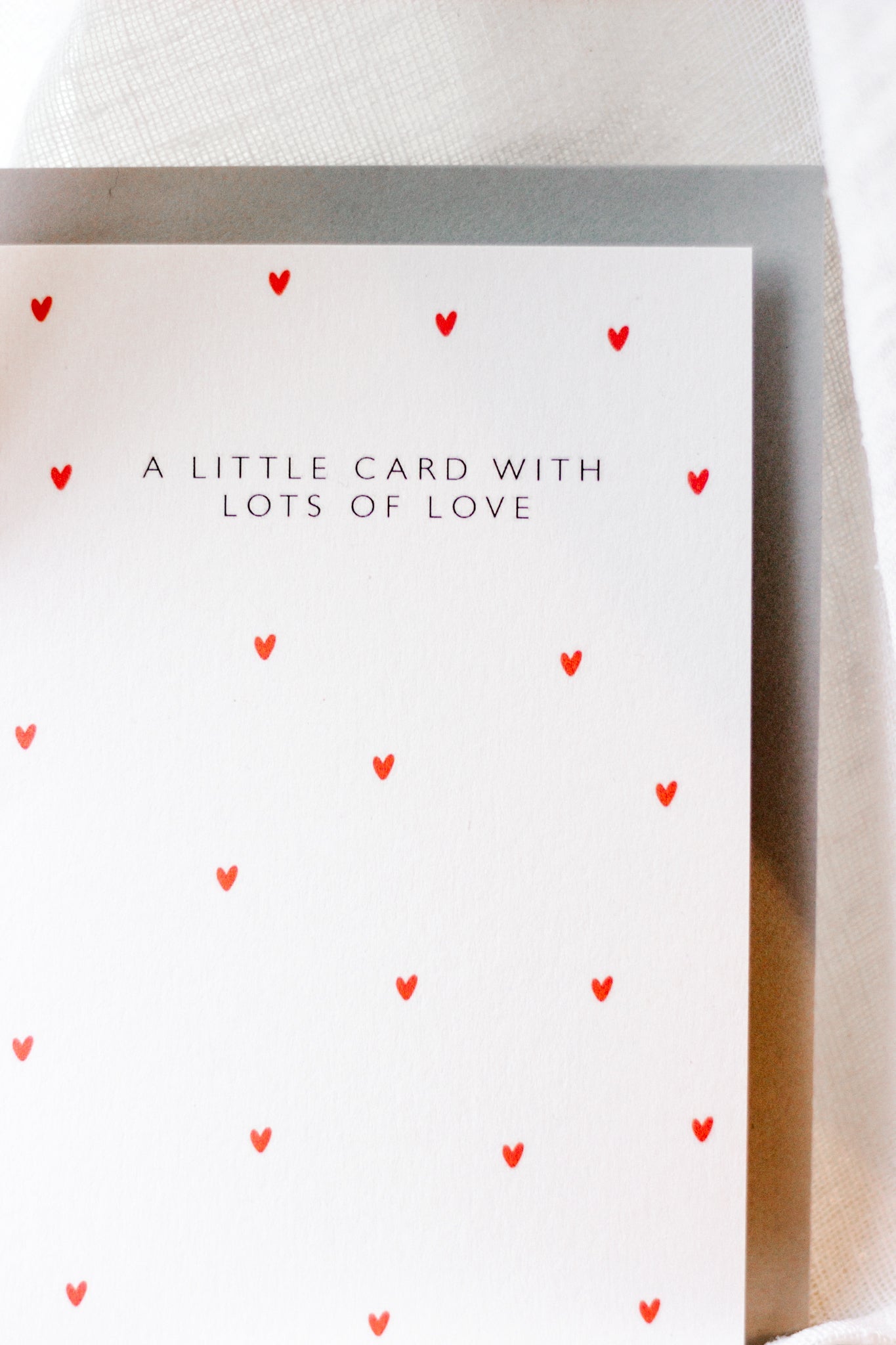 A Little Card With Alot Of Love Card