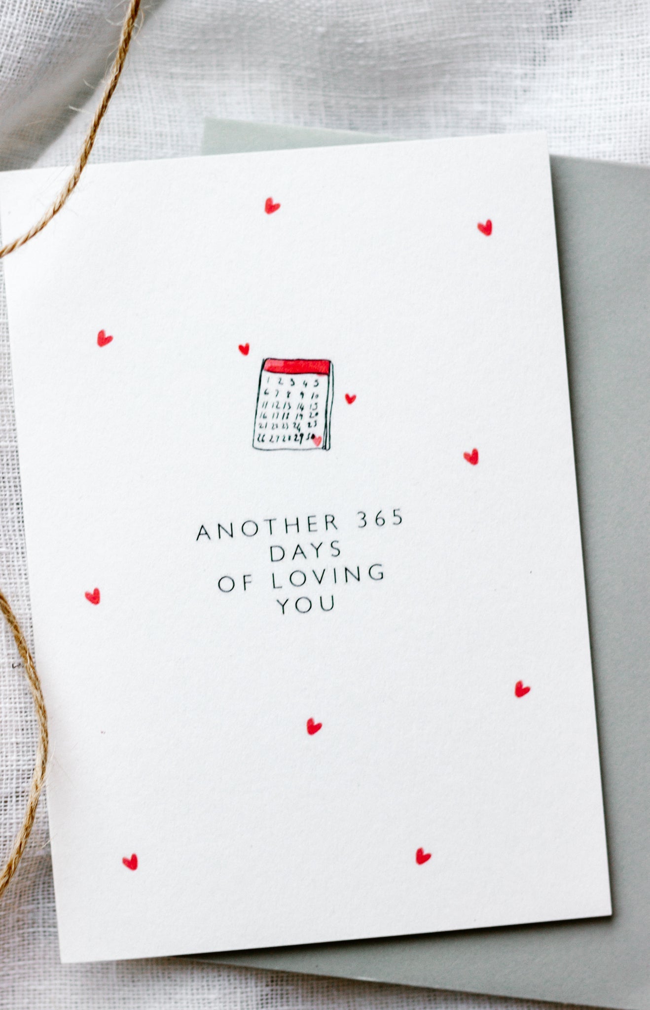 Another 365 Days Of Loving You Card