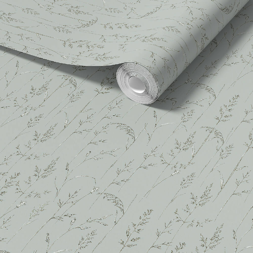Cornish Meadow Sustainable Wallpaper: Four Colours