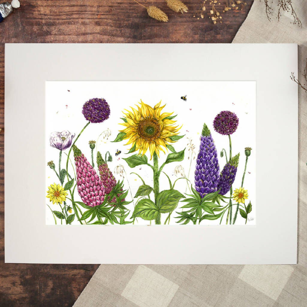 The Sunflower Garden Limited Edition Print