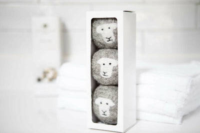 Pack of 3 Wool Dryer Balls - Herdwick Sheep