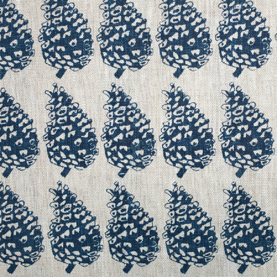 Naturally dyed and printed large cushions, square