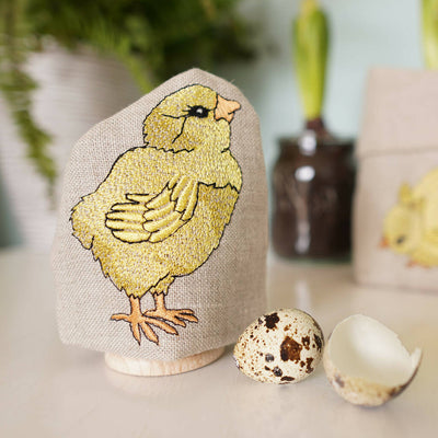 Embroidered Little Chick Egg Cosy