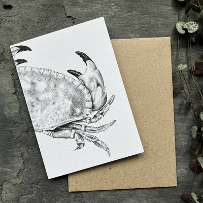 Crab Blank Greetings Card