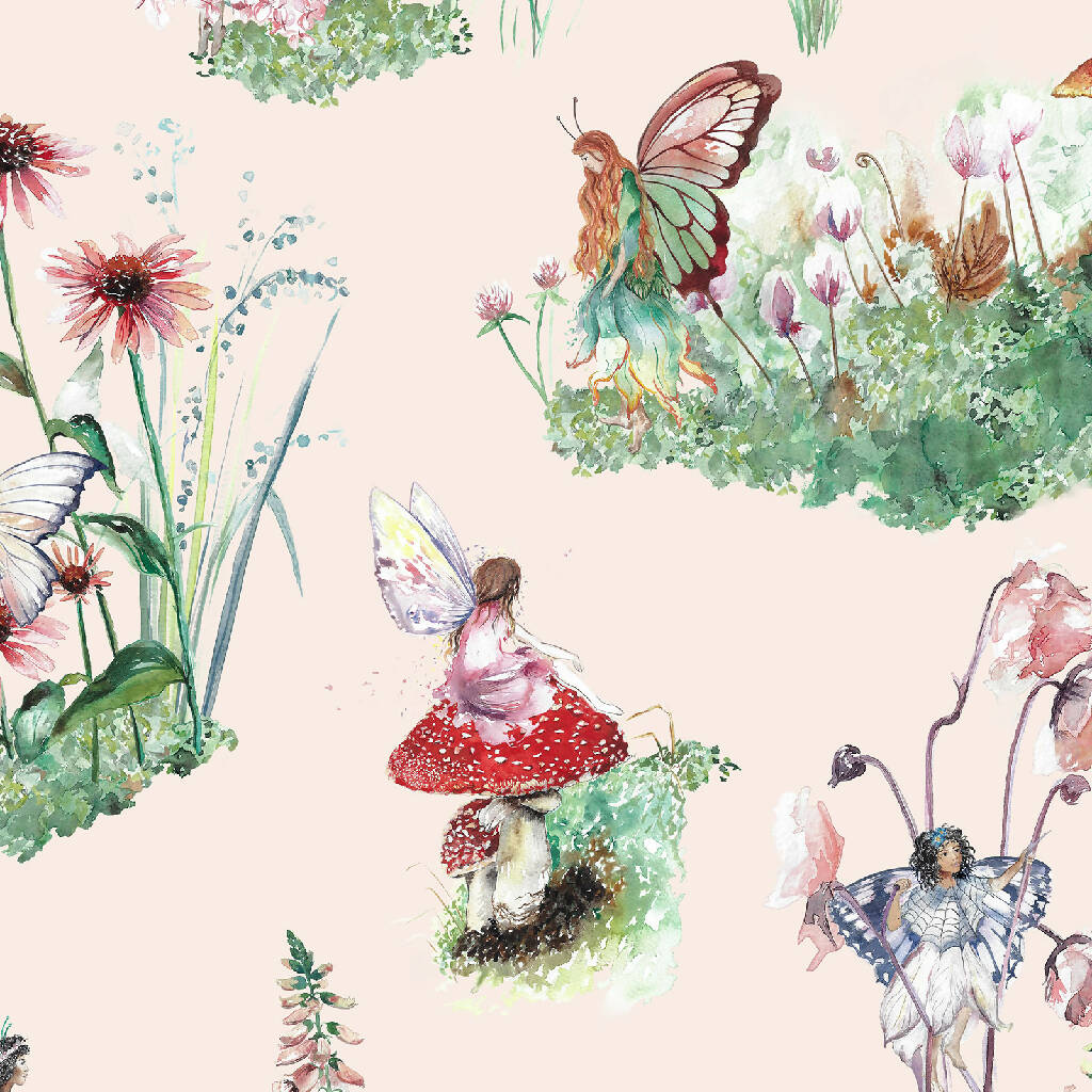 Fairy Garden Children's Wallpaper