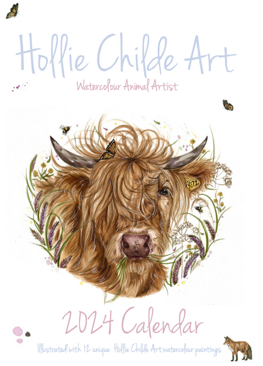 2024 Wall Calendar - A4 size