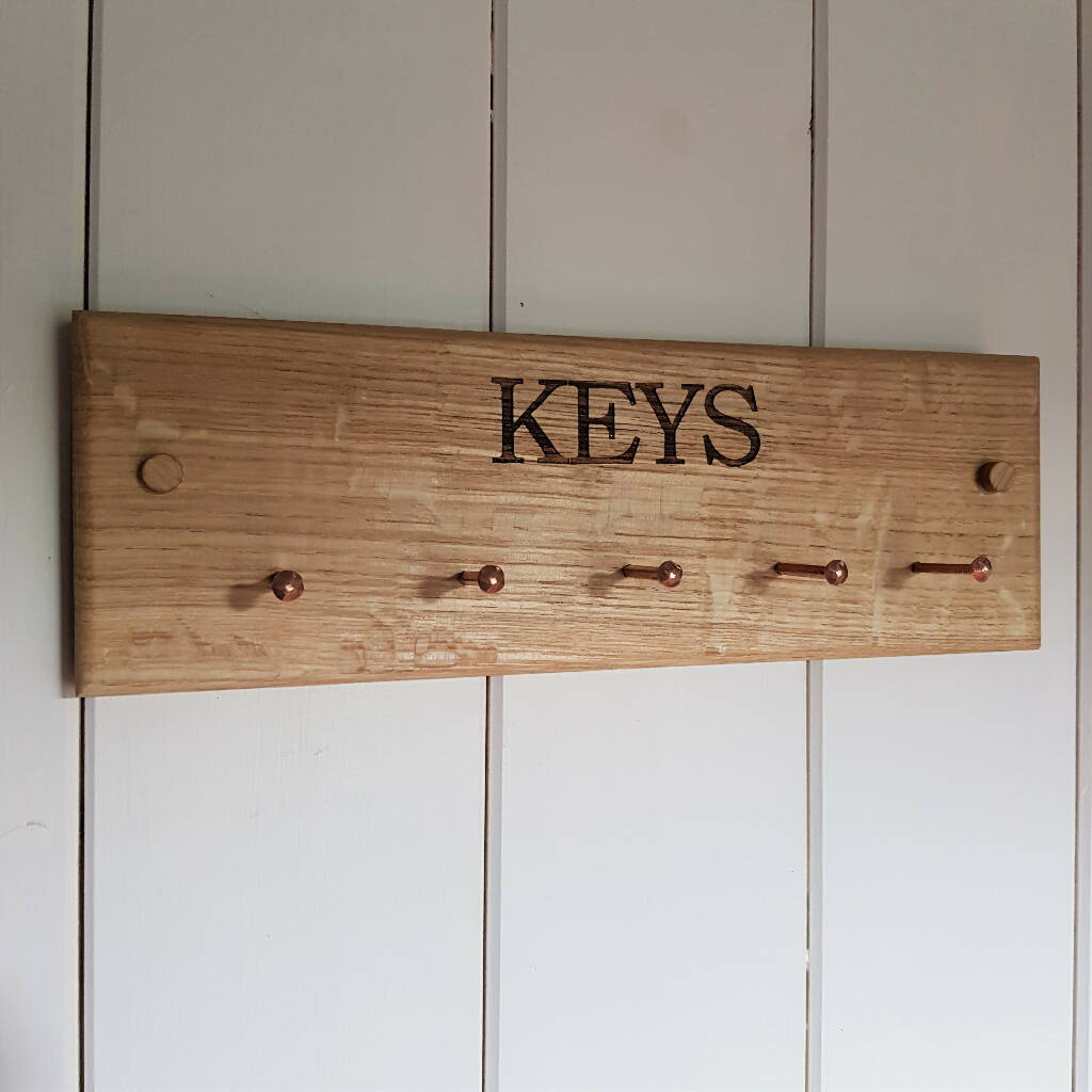 Oak Key Rack | Country Living Marketplace
