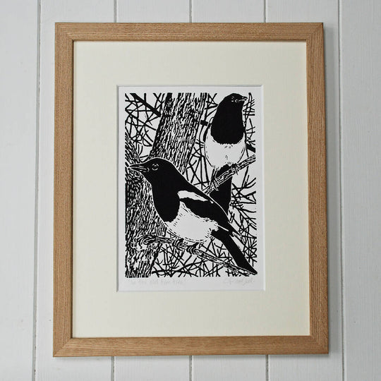 In the old Elm tree - Open Ended Edition - Original Linocut Print