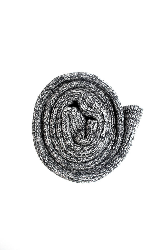 Cj Merino Wool Melange Scarf in Greyworm