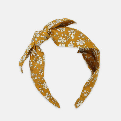 Side Bow Headband, Liberty London Capel G Print | Holme & Moss