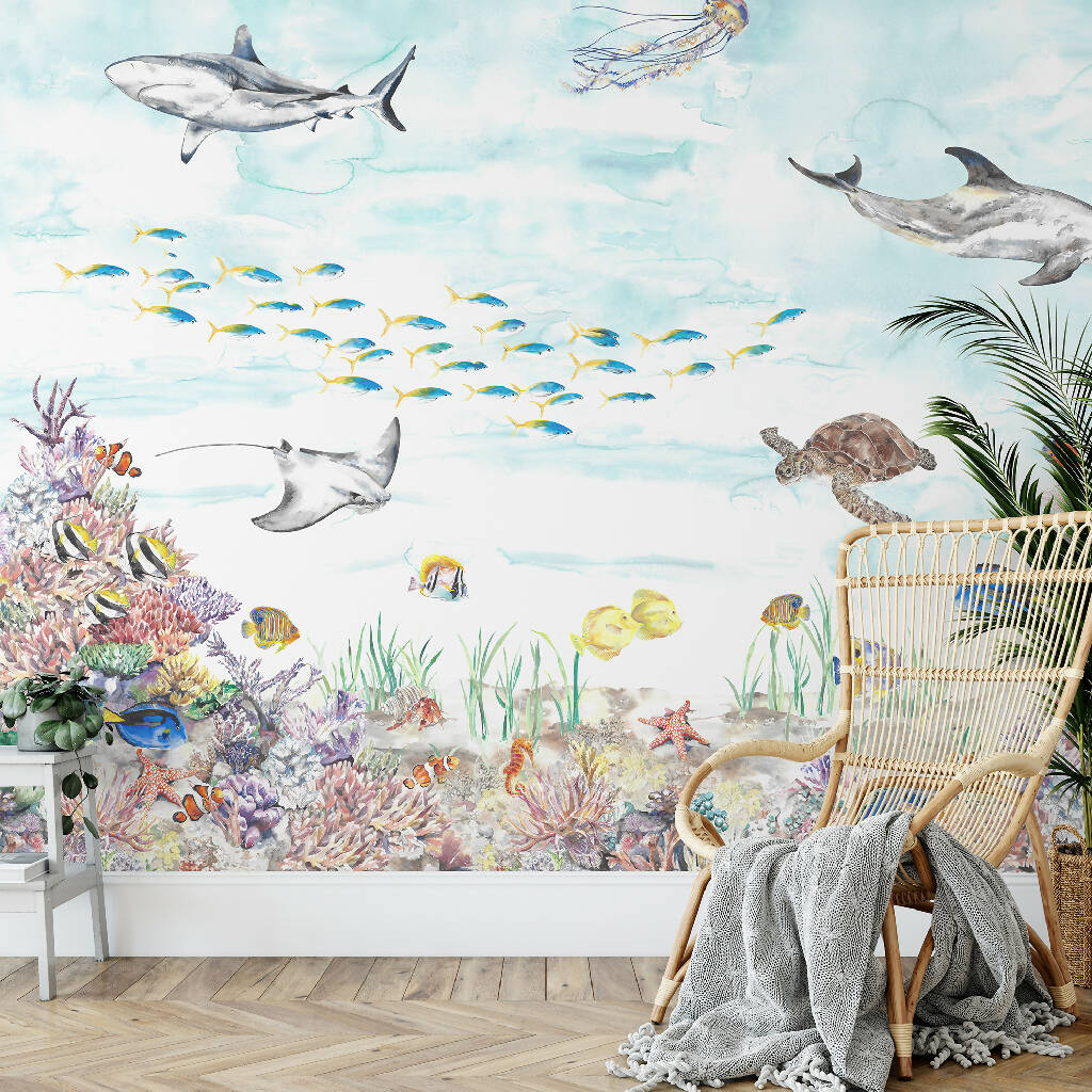 Under The Sea Children's Mural Wallpaper