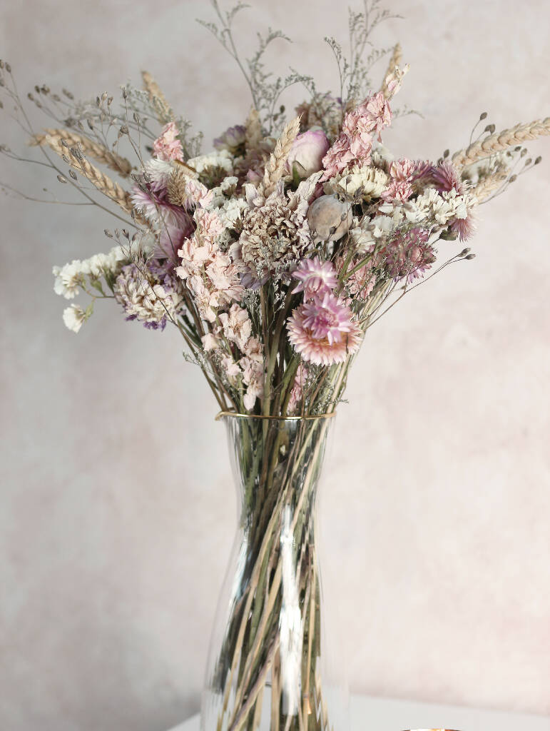 Antique Pink Dried Flower Bouquet