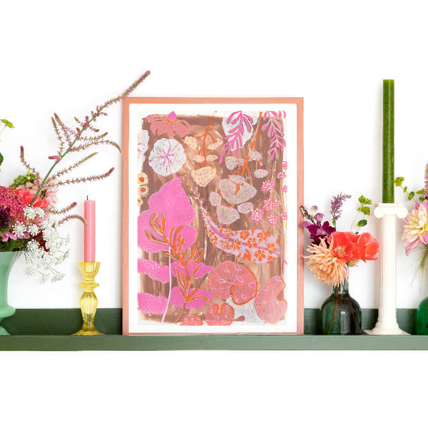 Wildflower Print Trio in Pink