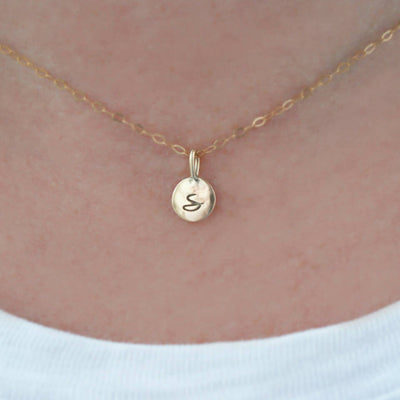 9ct Gold Initial Necklace