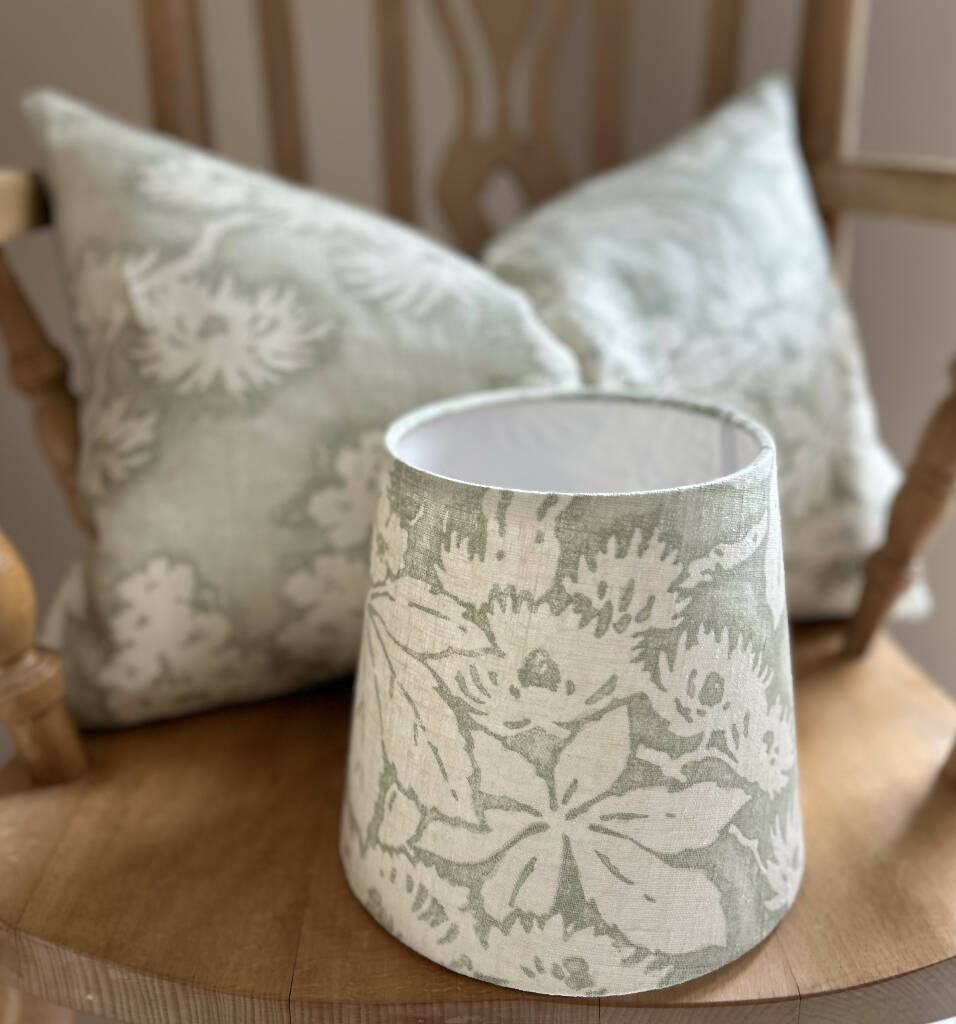 'Sycamore Leaves' Velvet-Backed Cushion