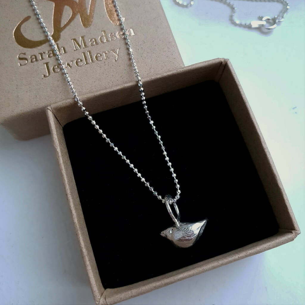 "Tiny Little" Sterling Silver Bird