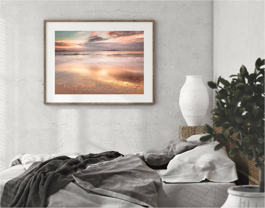 'Golden Sunset Over Pabbay' Large Print