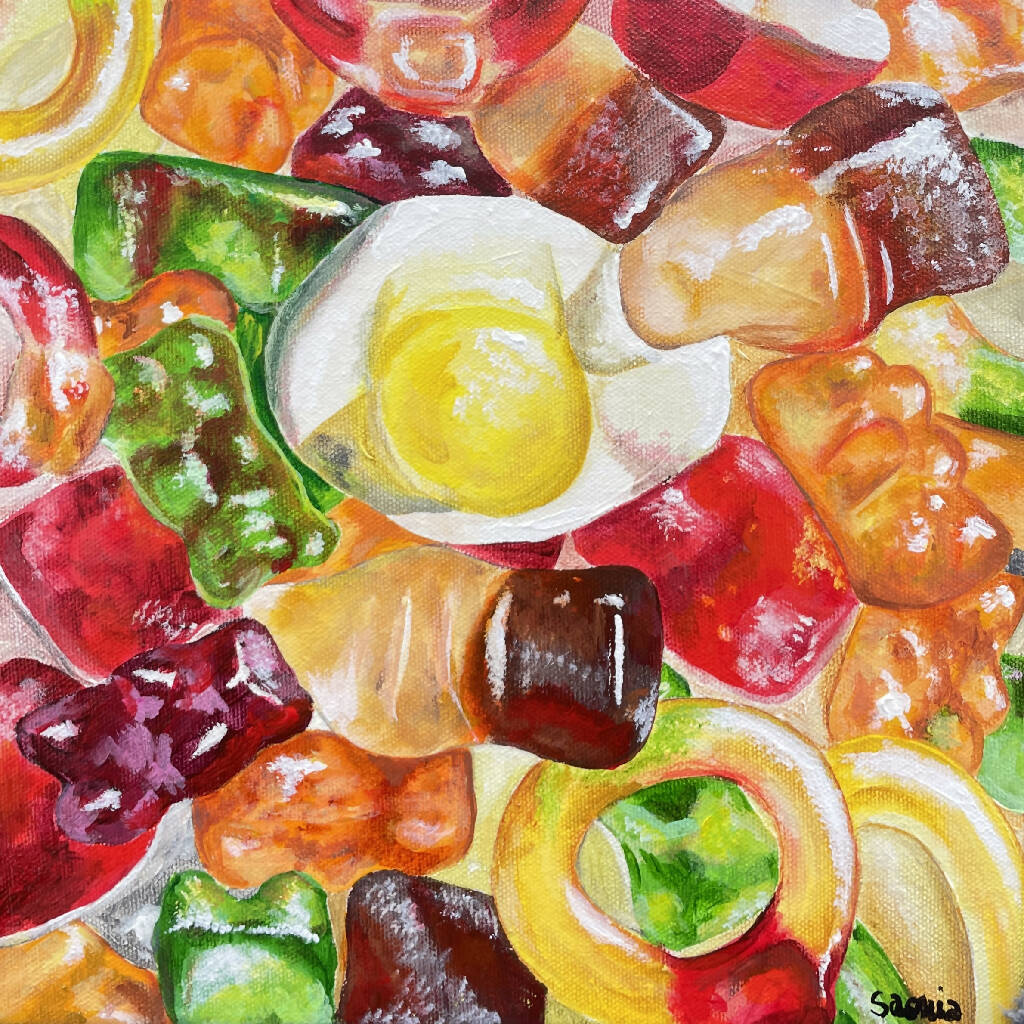 Sweets - Original Painting by Saskia McLean
