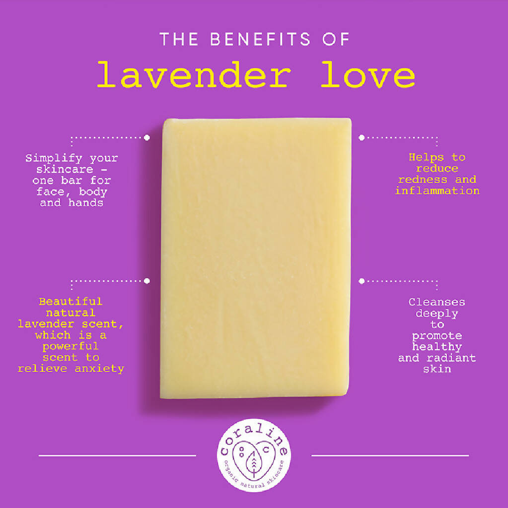 Lavender Love - Organic Lavender de Provence Soap Bar