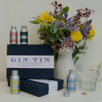 GIFT SET OF FOUR MINIATURE GINS - SPRING