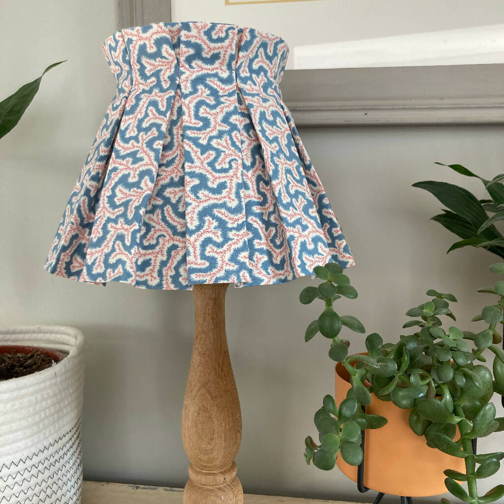 Box-Pleated Lampshade in Dulcie Fabric