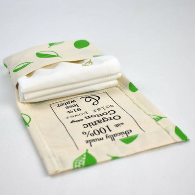 White Handkerchiefs in 100% organic cotton