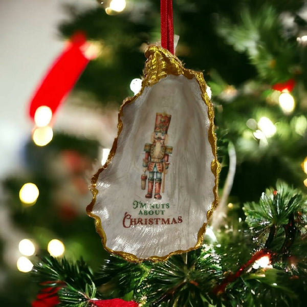 Vintage Nutcracker Oyster ornament