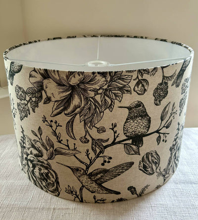 'Hummingbirds & Roses' Lampshade