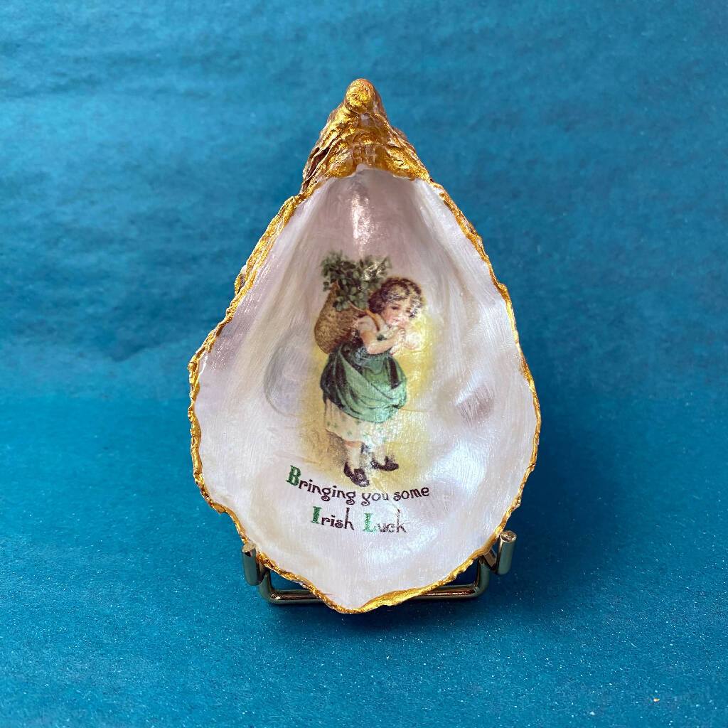 Bringing You Some Irish Luck - Oyster Ornament