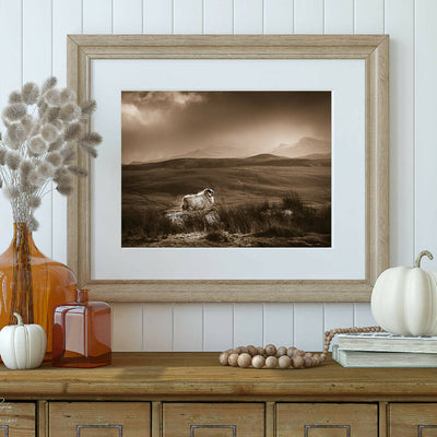 'Life on the Quiraing' - Large Photography Print Sepia