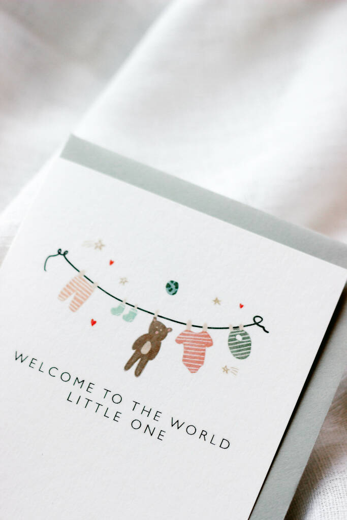 Welcome To The World Little One Card