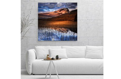'Cuillin Winter Blue' - Extra Large Print on Paper or Canvas